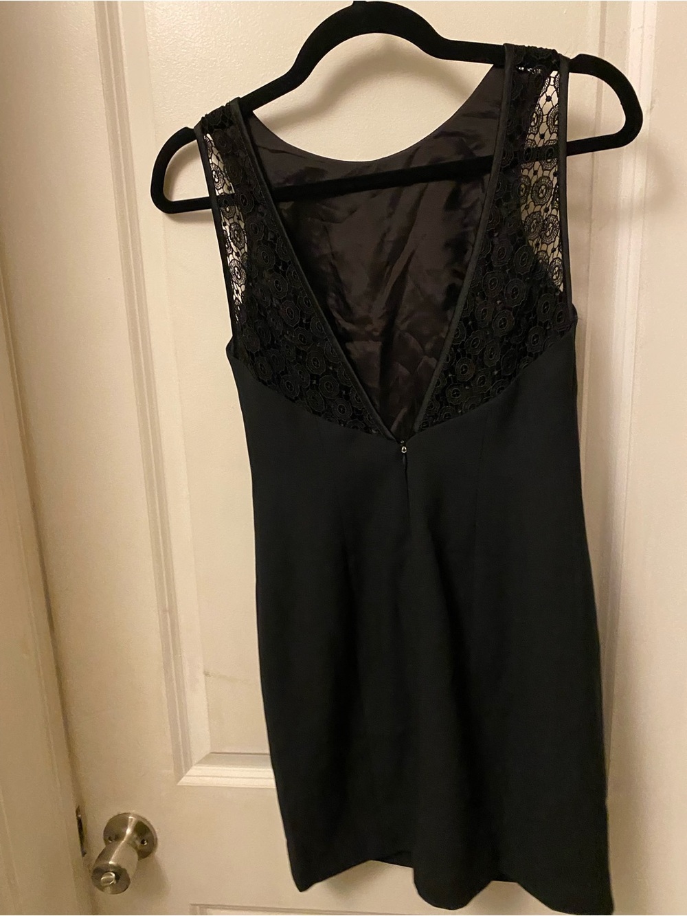 Black Lace-Trim LBD